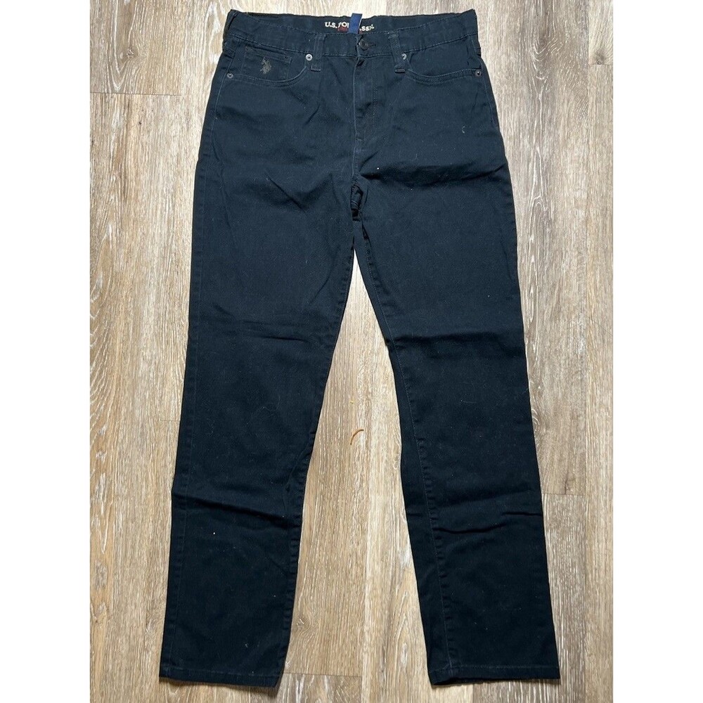 US Polo Assn. Black Pants Kids Size 18